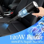Aspiradora de Mano Inalámbrica - Mini Aspiradora para Autos, Coche, Oficina y Hogar con Carga USB Aspiradora de Mano Inalámbrica - Mini Aspiradora para Autos, Coche, Oficina y Hogar con Carga USB