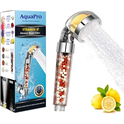 Cabezal de Ducha Filtrado con Vitamina C y Aroma a Limón – Transforma tu Baño en un Spa Cabezal de Ducha Filtrado con Vitamina C y Aroma a Limón – Transforma tu Baño en un Spa