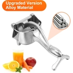 Exprimidor Manual de Frutas en Acero Inoxidable - Exprimidor de Limón y Naranja con Filtro Desmontab Exprimidor Manual de Frutas en Acero Inoxidable - Exprimidor de Limón y Naranja con Filtro Desmontab