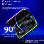 Auriculares Bluetooth 5.3 Inalámbricos - HiFi Estéreo con Micrófono, Pantalla LED e IPX7 a Prueba de Auriculares Bluetooth 5.3 Inalámbricos - HiFi Estéreo con Micrófono, Pantalla LED e IPX7 a Prueba de
