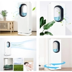 Enfriador de Aire Portátil con Purificador y Humidificador - Ventilador con 3 Velocidades y Función Enfriador de Aire Portátil con Purificador y Humidificador - Ventilador con 3 Velocidades y Función