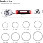 Llave Universal 48 en 1 - Herramienta Multifuncional para Reparación de Automóviles y Bricolaje Llave Universal 48 en 1 - Herramienta Multifuncional para Reparación de Automóviles y Bricolaje