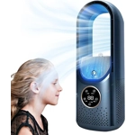 Mini Aire Acondicionado Portátil Sin Aspas – Ventilador USB 6 Velocidades con Temporizador y Luz Amb Mini Aire Acondicionado Portátil Sin Aspas – Ventilador USB 6 Velocidades con Temporizador y Luz Amb