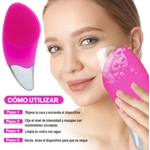 Cepillo Limpiador Facial Eléctrico - Masajeador Exfoliante de Silicona Recargable para Belleza y Cui Cepillo Limpiador Facial Eléctrico - Masajeador Exfoliante de Silicona Recargable para Belleza y Cui