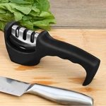 Afilador de Cuchillos Profesional - Sistema de Afilado en 3 Etapas para Cuchillos de Acero, Cerámica Afilador de Cuchillos Profesional - Sistema de Afilado en 3 Etapas para Cuchillos de Acero, Cerámica