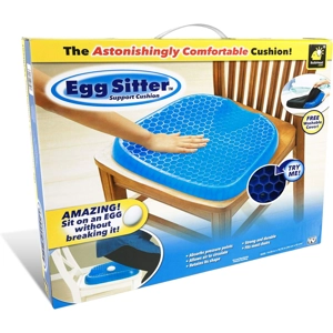 Cojín de Asiento Egg Sitter con Funda Antideslizante - Diseño Transpirable y Alivio de Presión