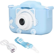 Cámara para Niños 20MP HD 2.0” + Tarjeta 32GB – Azul y Rosa, Compacta y Divertida
