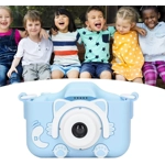 Cámara para Niños 20MP HD 2.0” + Tarjeta 32GB – Azul y Rosa, Compacta y Divertida Cámara para Niños 20MP HD 2.0” + Tarjeta 32GB – Azul y Rosa, Compacta y Divertida