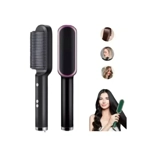 Cepillo Alisador de Pelo con Control de Temperatura - Tecnología de Iones para un Alisado Natural Cepillo Alisador de Pelo con Control de Temperatura - Tecnología de Iones para un Alisado Natural