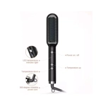 Cepillo Alisador de Pelo con Control de Temperatura - Tecnología de Iones para un Alisado Natural Cepillo Alisador de Pelo con Control de Temperatura - Tecnología de Iones para un Alisado Natural