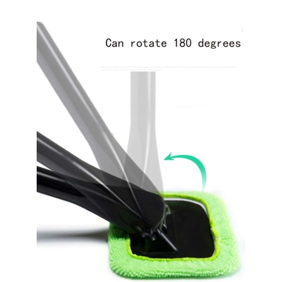 Limpiaparabrisas de Coche con Mango Largo de Microfibra - Limpieza Fácil y Eficiente Limpiaparabrisas de Coche con Mango Largo de Microfibra - Limpieza Fácil y Eficiente