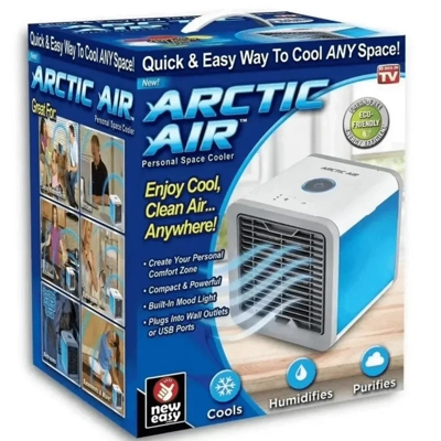 Aire Acondicionado Artic Air Ventilador Ultra Enfriador - Frescura Portátil y Eficiente Aire Acondicionado Artic Air Ventilador Ultra Enfriador - Frescura Portátil y Eficiente