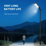Lámpara LED Solar Exterior con Control Remoto y Sensor de Movimiento – 600W (Modelo Grande) Lámpara LED Solar Exterior con Control Remoto y Sensor de Movimiento – 600W (Modelo Grande)