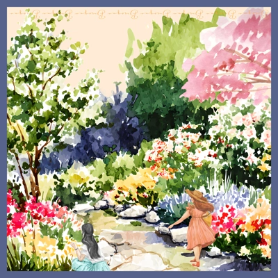 Garden For Girls Fringe - LAST ONE