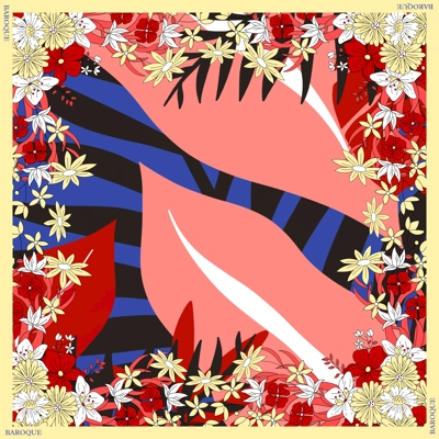 Bright Glittering Garden Embellished