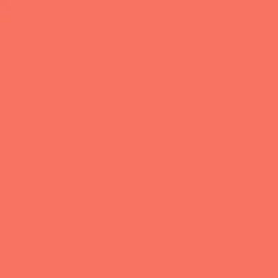 '70's Baroque Plain Coral - LAST ONE