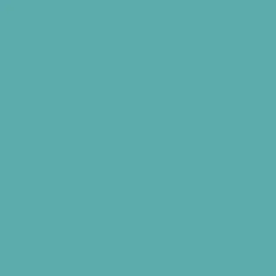 '70's Baroque Plain Turquoise