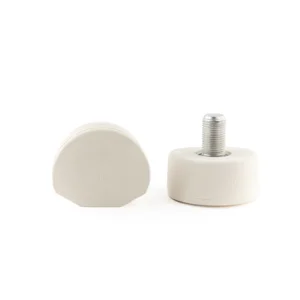 Roll Line White Hockey Toe Stops