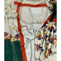 Heavy diamond work dress