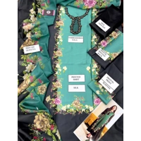 Greeblack shade handwork dress