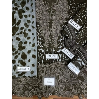 THREAD WORD PRINTED DRESS