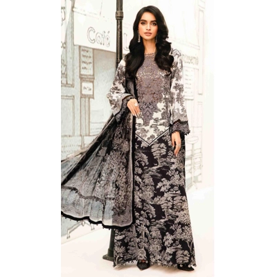 Embroidered lawn dress