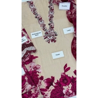 Floral Embroidered Patch Work Dress