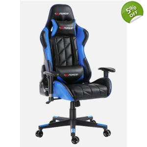 GTForce Pro GT Sport Gaming Blue Faux Leather Chair