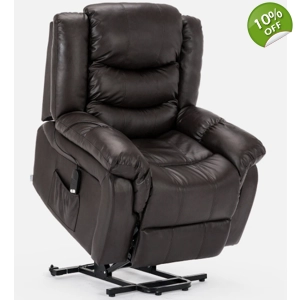 Seattle Electric Riser Brown Recliner Chair