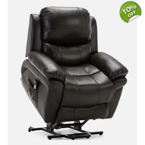 Madison Dual Motor Brown Riser Recliner Chair