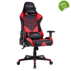 GTForce Pro St Gaming Red Leather Chair