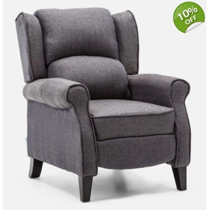 Eaton Blue Recliner Armchair