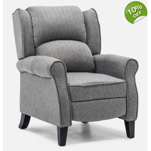Eaton Grey Recliner Armchair