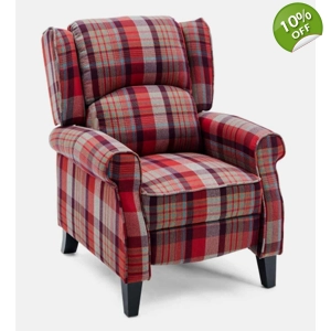 Eaton Red Recliner Armchair