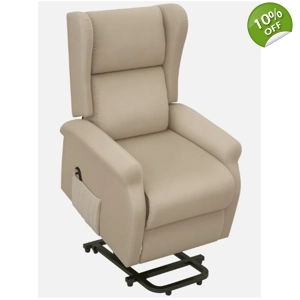 Elderly Electric Recliner Mobility Beige Chair