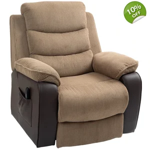 Homcom Power Lift Riser Brown Recliner Chair