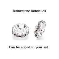 Stainless Steel Satellite Chain- Fake Barbells - Non Piercing Nipple Jewelry - Fake Piercings b-054