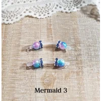 Five Styles to choose from - Mermaid Fake Barbells  - Chains Optional - b-098