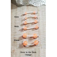 GLOW in the DARK Fake Barbell - 8 Fun Colors to choose from - NON Piercing nipple jewelry - b-001