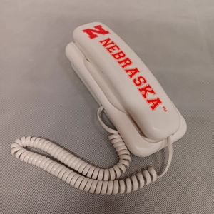 Nebraska Cornhuskers Wall Desk Telephone White Tested - Wo..