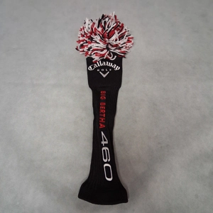 Callaway Big Bertha 460 Driver Head Cover Sock Black With Pom Top