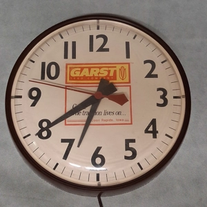 Garst Seed Company Seed Corn Wall Clock Vintage Advertisin..