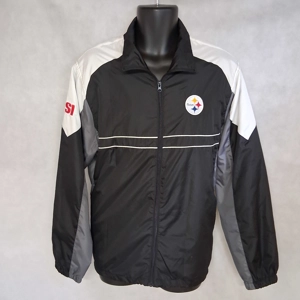 Pittsburgh Steelers Windbreaker Jacket Large Dunbrooke Spo..