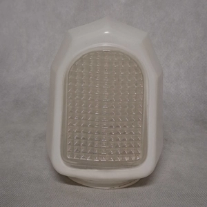 Vintage Bathroom Sconce Glass Light Prismatic Lamp Shade 3..