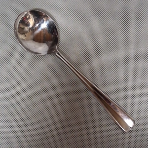 Oneida Gala Impulse Round Sugar Bouillon Soup Spoon Stainl..