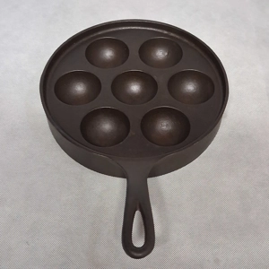 Griswold Cast Iron Aebelskiver Pan No 32 #962 Restored 7 H..