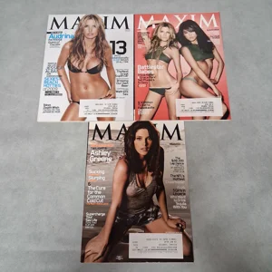 2009 Maxim Magazine 3 Issues Lot - Men's Magazine Collection