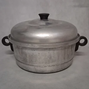 Vintage Regal Ware 4 Qt Dutch Oven Domed Lid Steamer Heavy-Duty Aluminum 3 Pcs