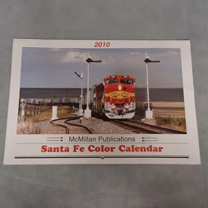 2010 Santa Fe Railroad Wall Calendar Works For 2027 2038 2049