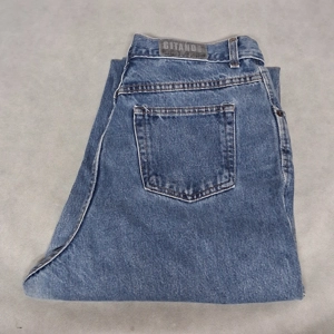 90's Gitano Blue Jeans 16 33x31 Tall Tapered Leg Medium Wash High Rise Mom Jeans